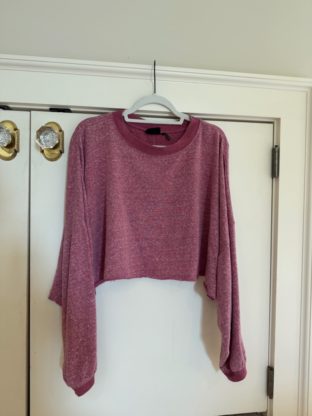 Out From Under/Urban Outfitters Cropped Long-Sleeve